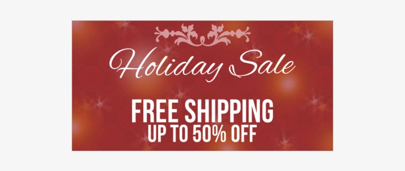 Holiday Lights Offer Discount - Free Shipping Christmas Banner, transparent png