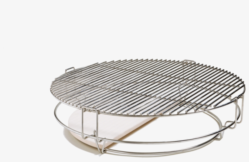 Kamado Classic One Half Moon Ss Cooking Grate Kjoegrhcl - Outdoor Grill Rack & Topper, transparent png