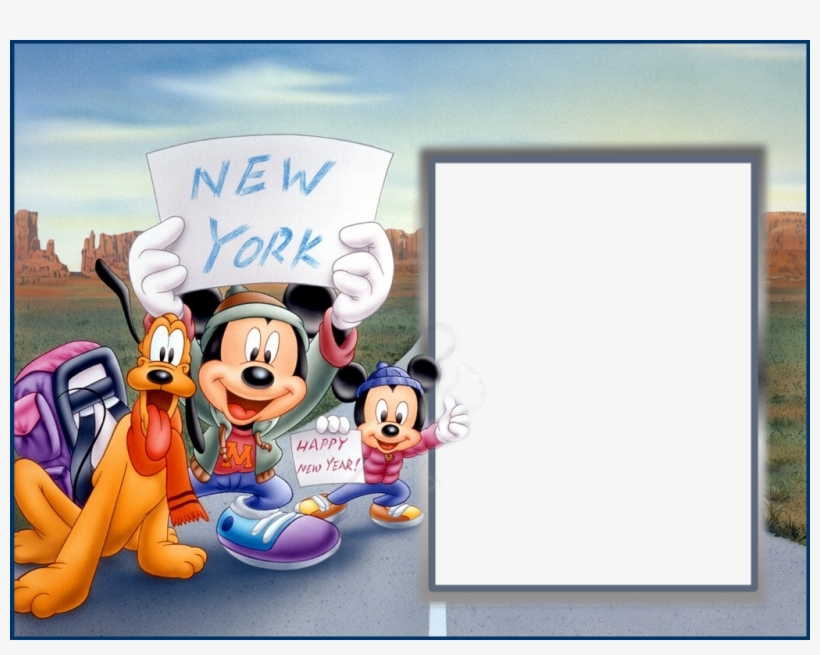 Molduras Png Infantil Car Interior Design - Mickey Mouse, transparent png
