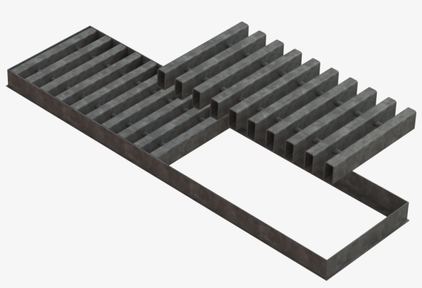 Gra00275 2080x580x100mm Silt Trap Grating - Hardwood, transparent png