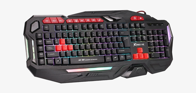 Gk-901 Gaming Keyboard - Xtrike Me Gk 905, transparent png