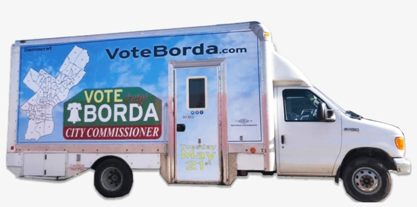 Paid For By Vote Borda - Van, transparent png