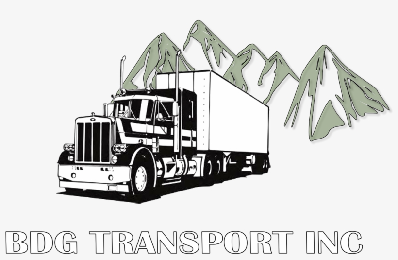 Ltl Shipping - 18 Wheeler Tractor Trailer Silhouette, transparent png