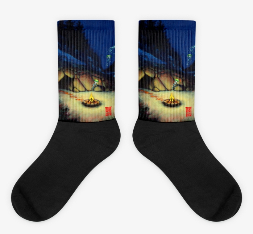 Tres Preguntas Black Foot Socks - Sock, transparent png