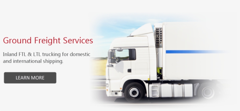 Inland Ftl & Ltl Ground Freight Shipping Services - Tracking Truck, transparent png
