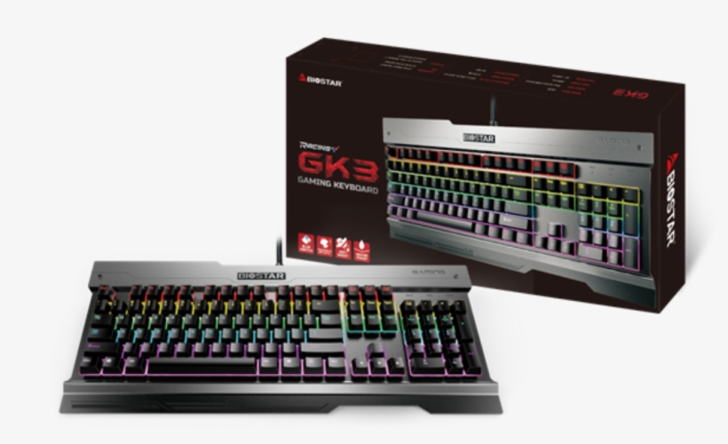 Biostar Announces Its First Gaming Keyboard - Biostar Keyboard, transparent png