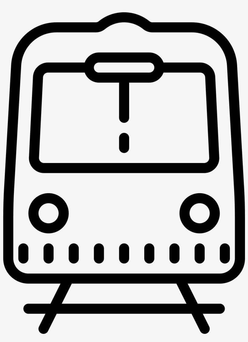 Subway Clipart Front - Train Line Icon, transparent png
