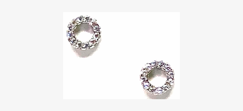 Small Open Circle Stud - Body Jewelry, transparent png
