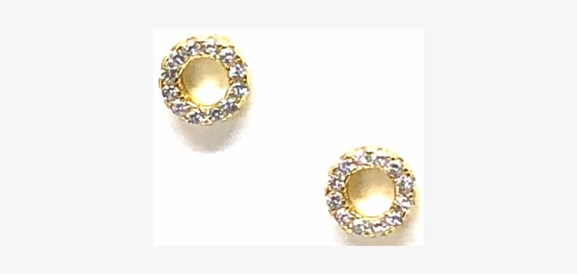 Small Open Circle Stud - Body Jewelry, transparent png