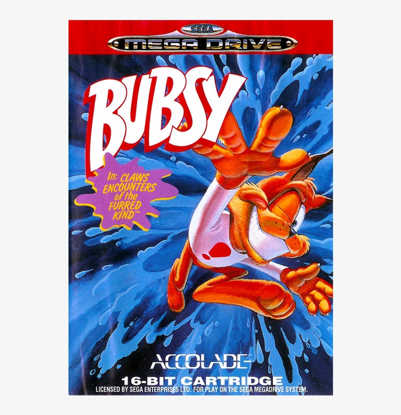Bubsy In Claws Encounters Of The Furred Kind Sega, transparent png