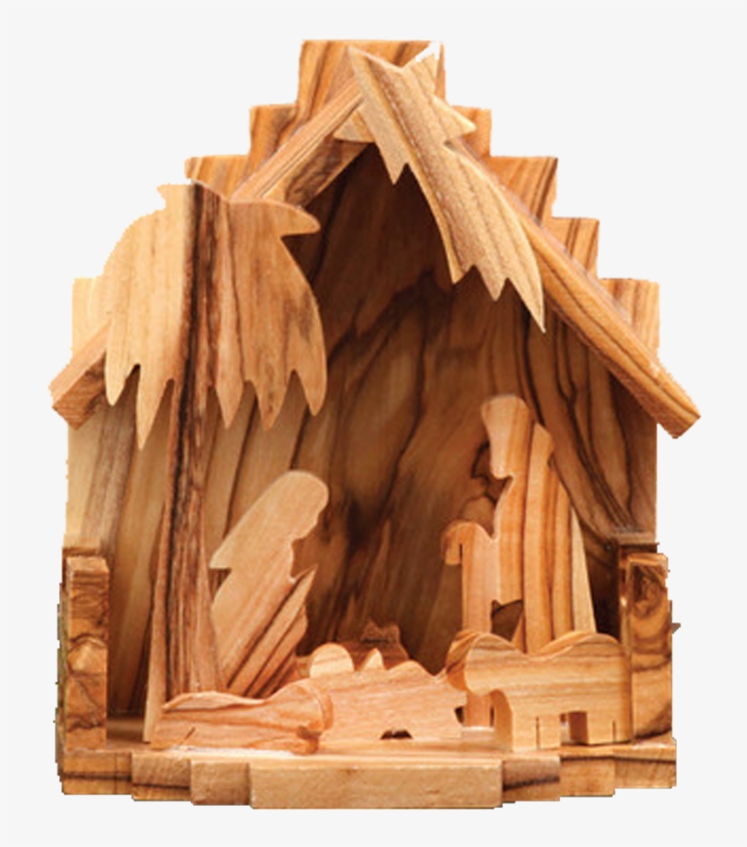 Olive Wood Jeurselum Nativity - Lumber, transparent png