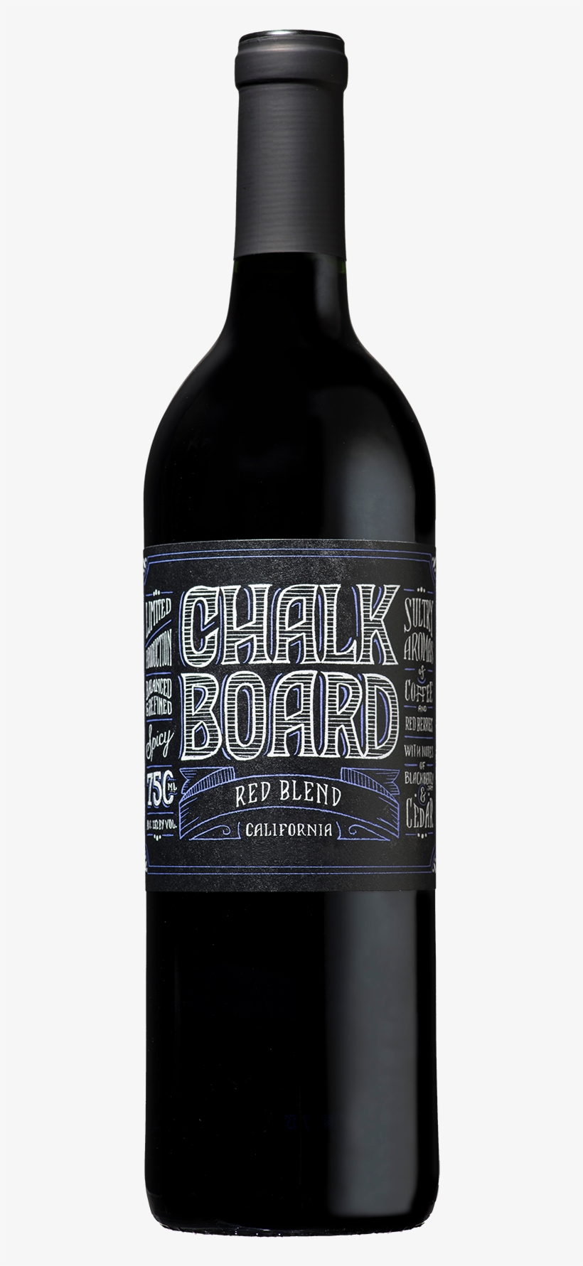 Chalkboard Red Blend 2016 585x2000 PNG Download PNGkit