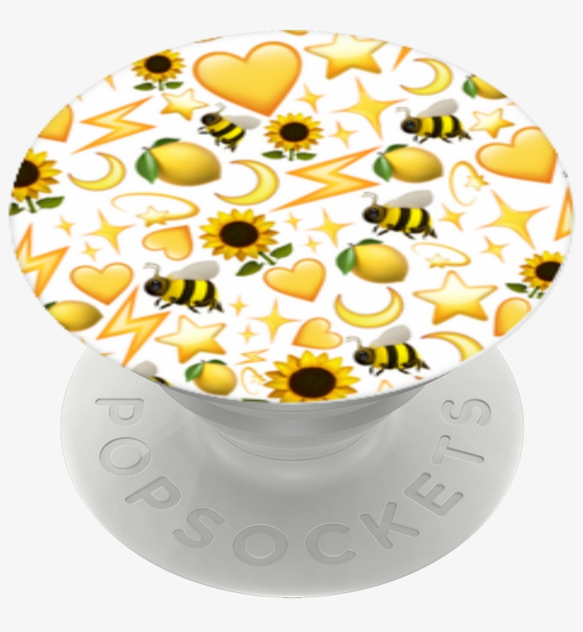 Yellow Emoji, Popsockets - Cake, transparent png