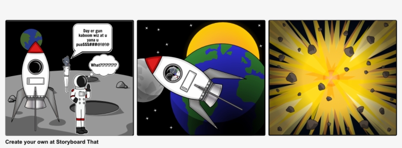 It Scratch Project Storyboard - Storyboard Attack From Mars, transparent png