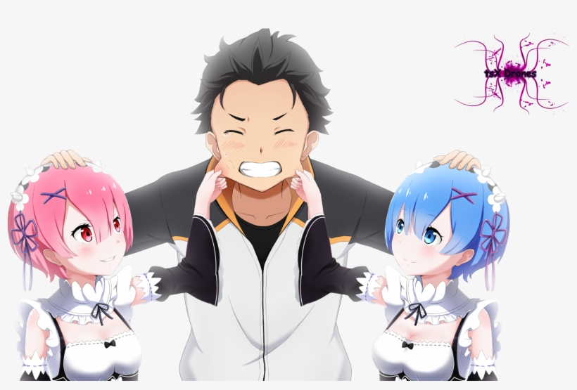 1920 X 1080 7 - Zero Rem And Ram, transparent png