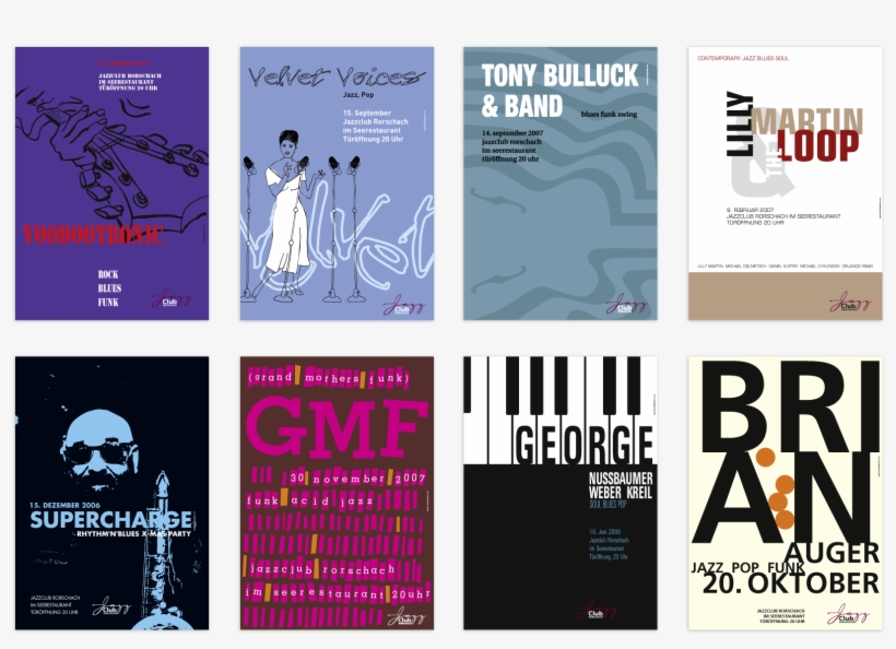 Plakat 3 Jazzclub - Flyer, transparent png