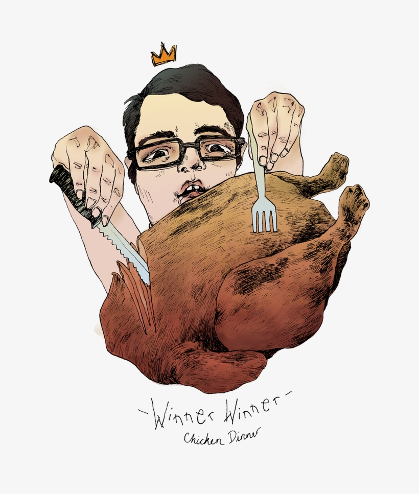 Chicken Dinner Png - Illustration, transparent png