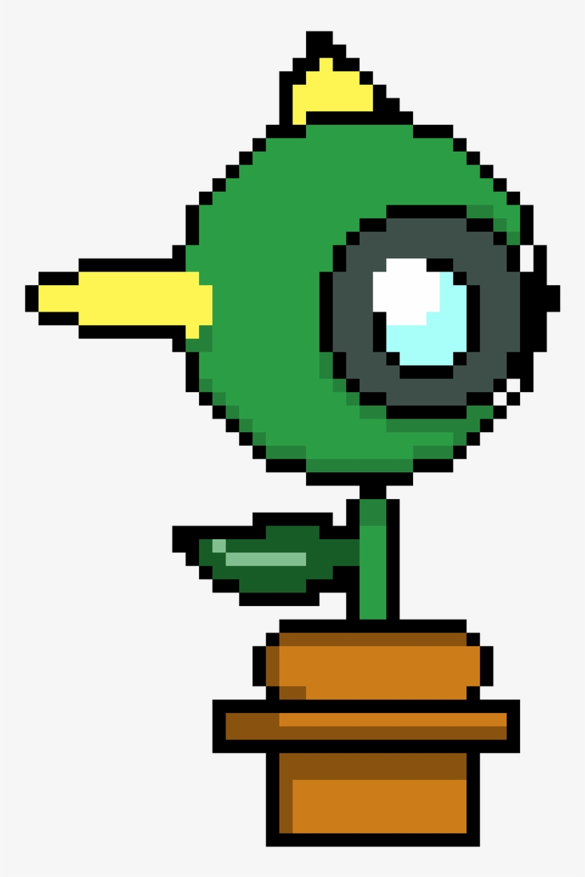 A Proto-sprite Of The Scrapped Cacteye Monster - Cartoon, transparent png