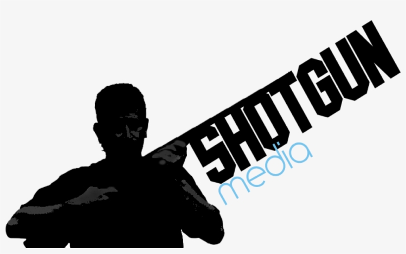 Cropped Shotgun Logo Redo - Silhouette, transparent png