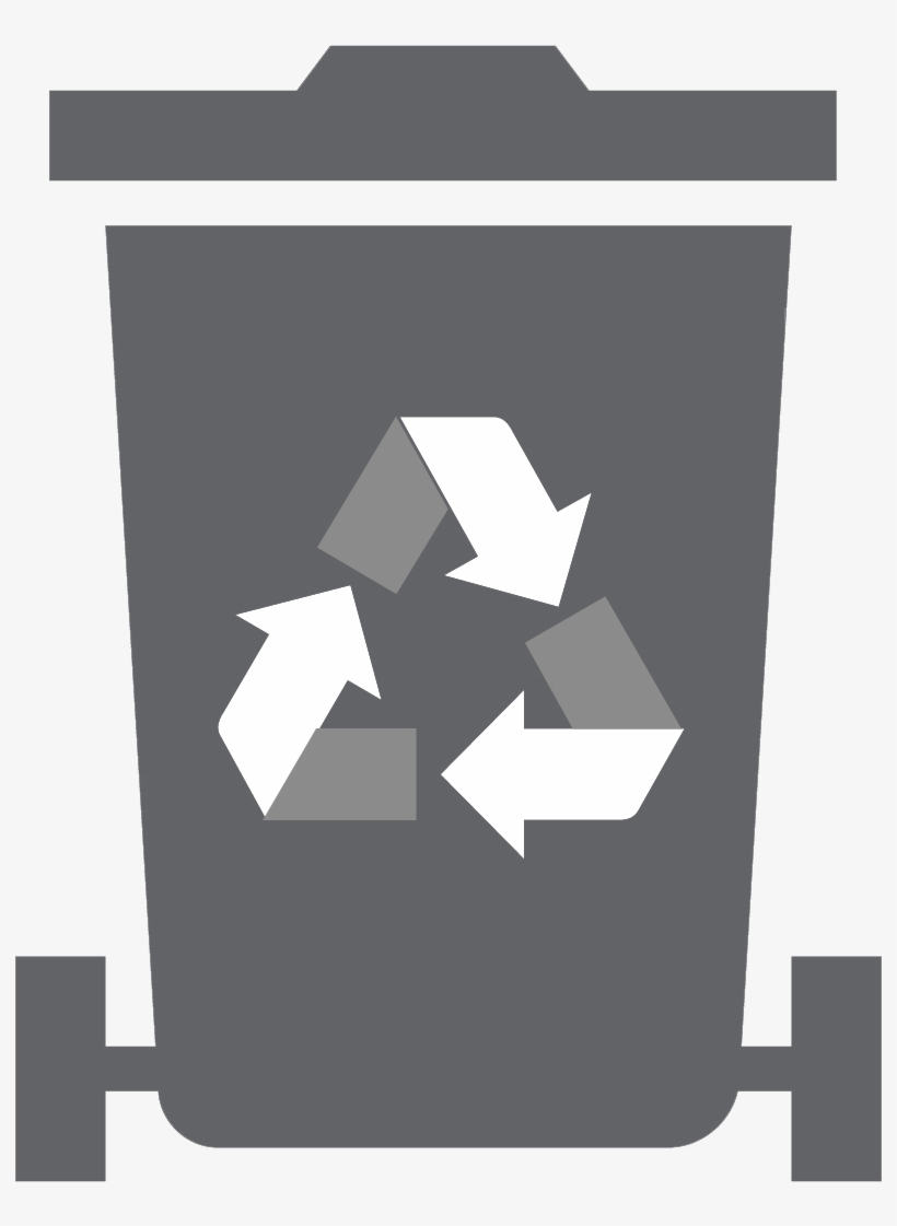 Wheelie Bin Recycle, transparent png