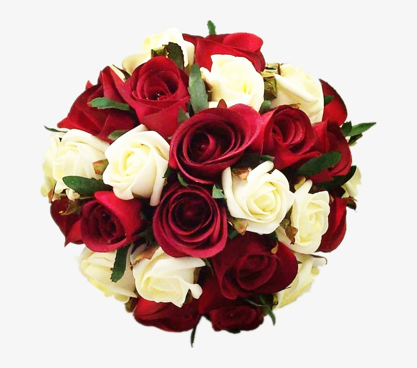 Classical Bridal Bouquet - Silk Wedding Bouquets Red, transparent png