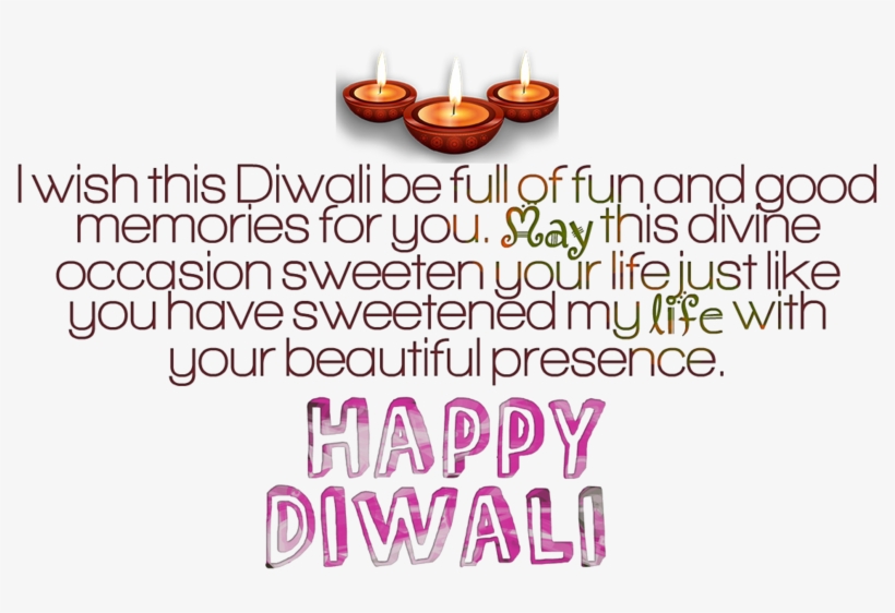Diwali Wishes Png Image Free Download - Friendship Quotes, transparent png