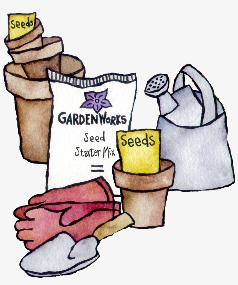 Garden Supplies - Cartoon, transparent png