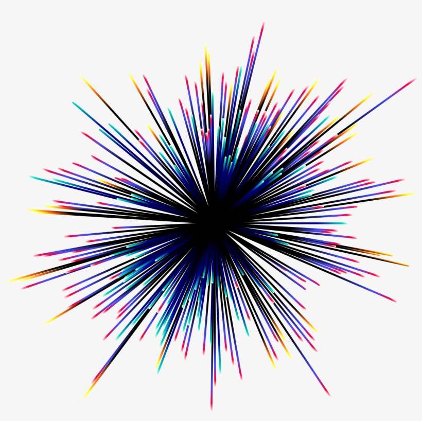 Graphic Colorful Pattern Effect Elements Design Light - Colorful Light Rays Png, transparent png