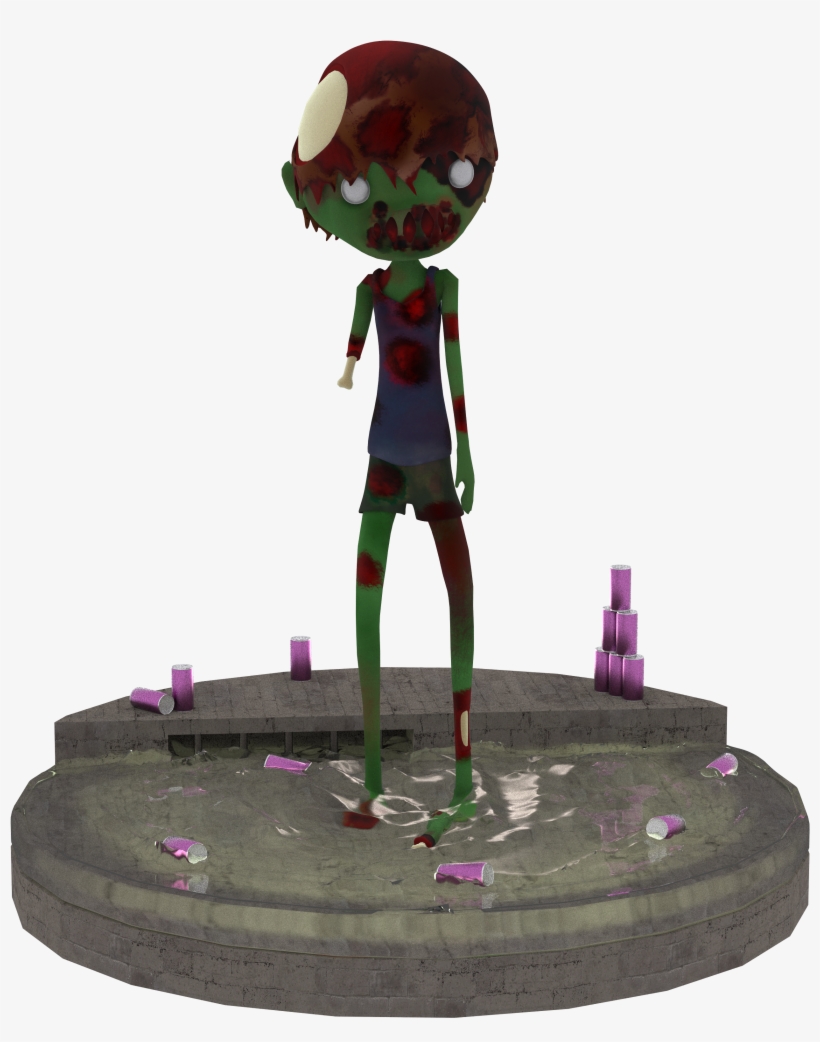 Zombie Rendu Debout, transparent png