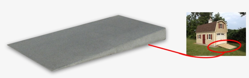 Ramp For 8x8 Wood Workshop - Concrete, transparent png