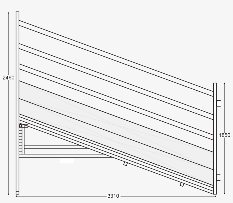 Additional Specifications - Cattle Loading Ramp Measurements, transparent png