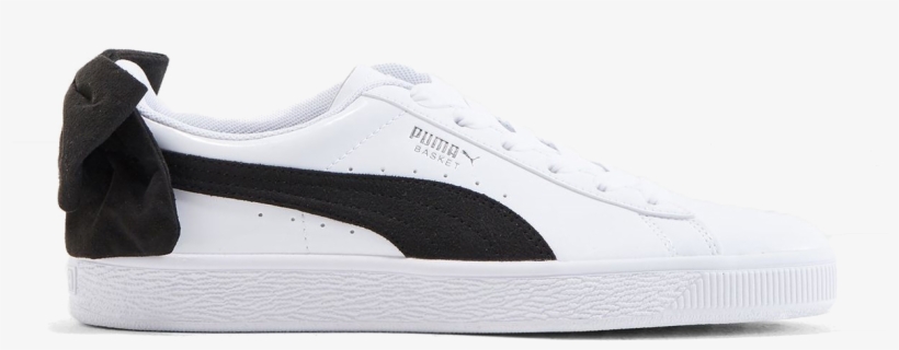 Basket Suede Bow Sneaker - Skate Shoe, transparent png