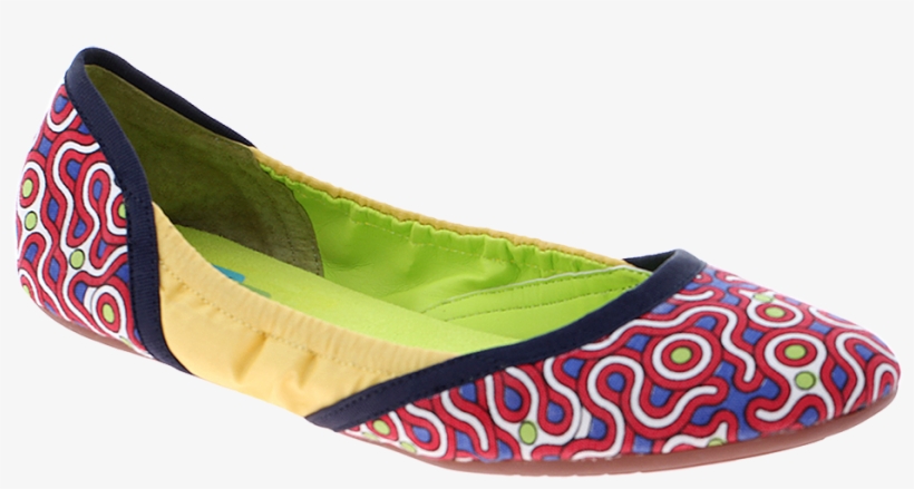 Hari Om In Red Print Women's Ballet Flat - Ballet Flat, transparent png