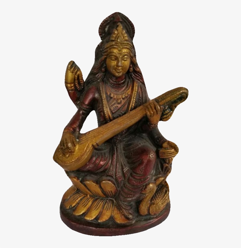 Sarasvati - Statue, transparent png
