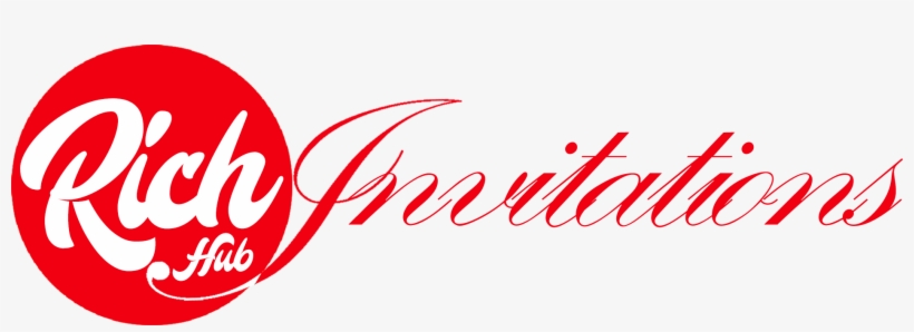 Rich Invitations - Calligraphy, transparent png