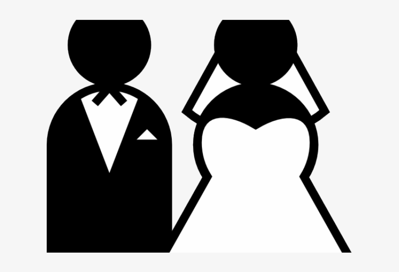 Married Couple Clipart - Marriage Clipart, transparent png