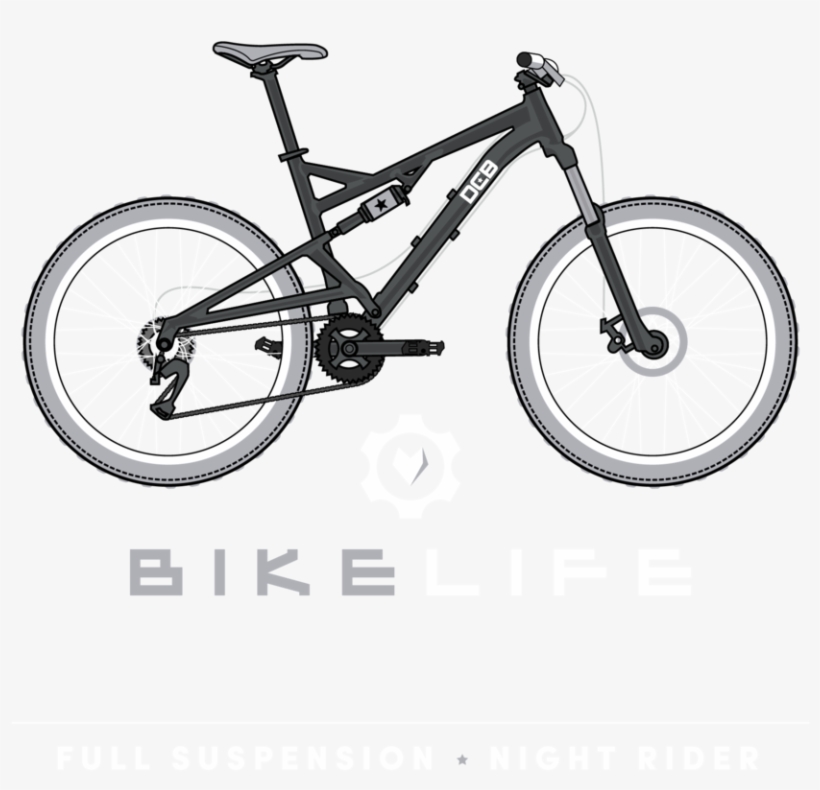 Bike Life Full Suspension Night Rider - Polygon Siskiu D6 2018, transparent png