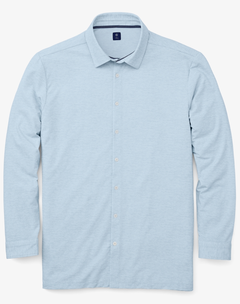 Supima Cotton Knit Shirt - Long-sleeved T-shirt, transparent png
