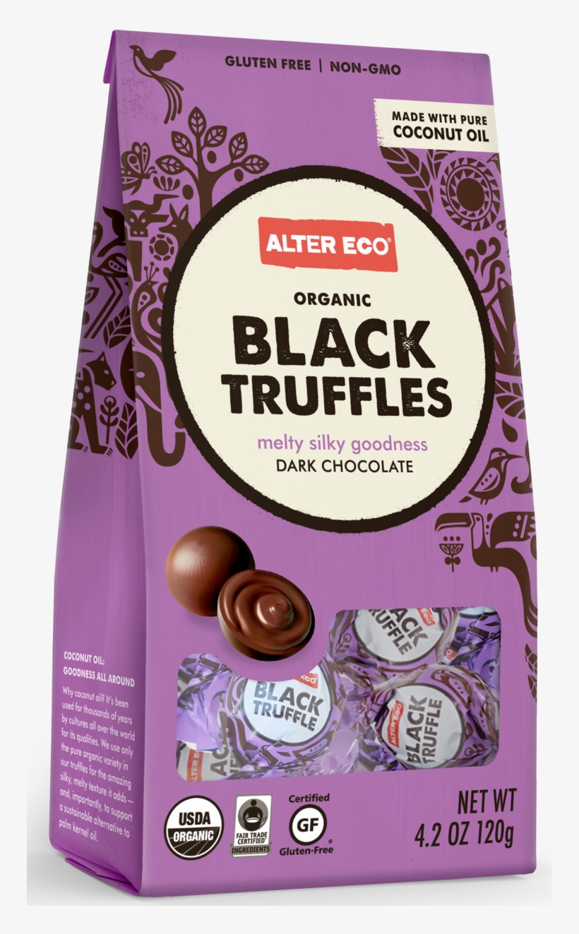 Black Truffles, 120g - Alter Eco Truffles, transparent png