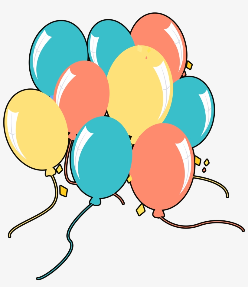 Balloon Element Color Celebration Png And Psd - Balloon, transparent png