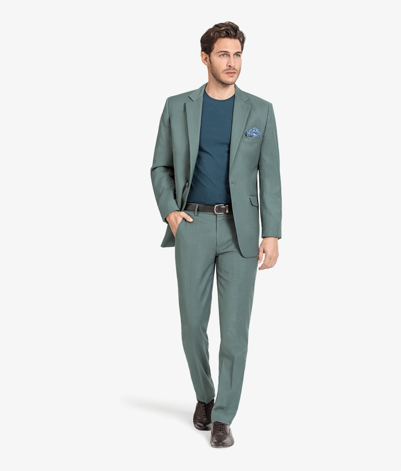 Green Wool Suit - Formal Wear, transparent png