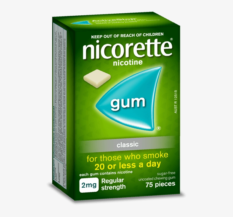Nicorette Gum Classic - Nicorette Inhaler, transparent png