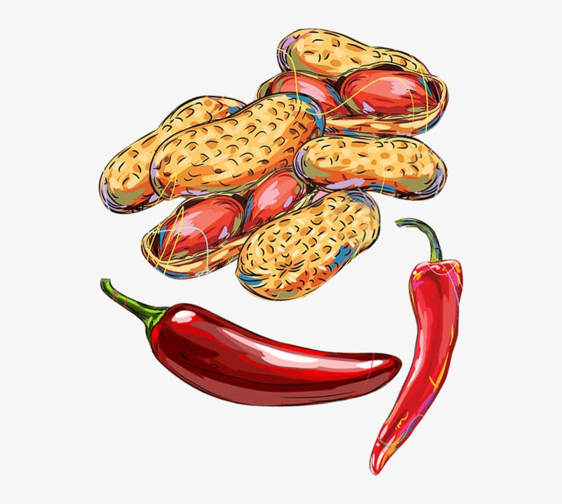 Indian Chilli & Peanuts Exporters - Illustration, transparent png