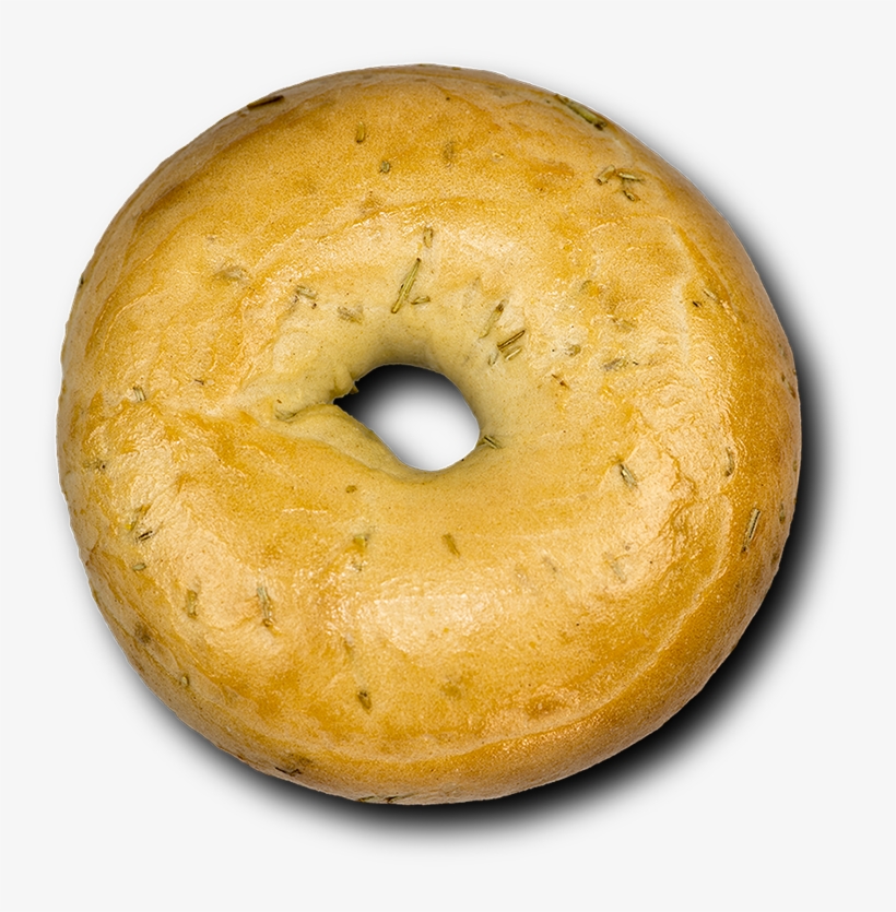 Bagel-rosemary - Bagel, transparent png