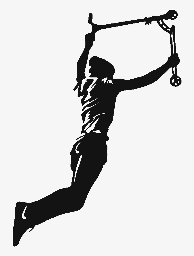 Scooter Clipart Trick Scooter - Scooter Freestyle Png, transparent png