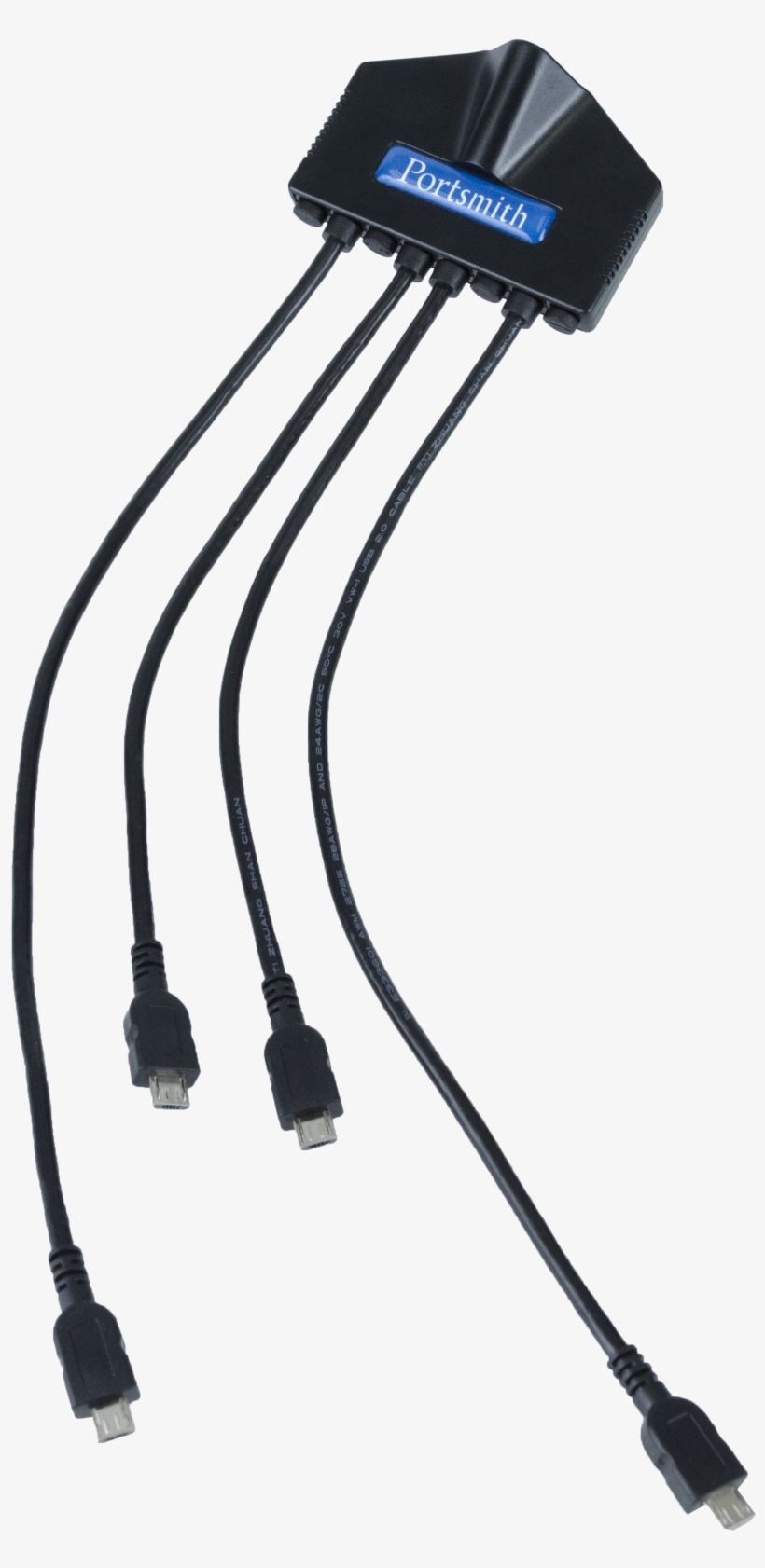 Spidercable 4 Output Power For Micro Usb - Sata Cable, transparent png