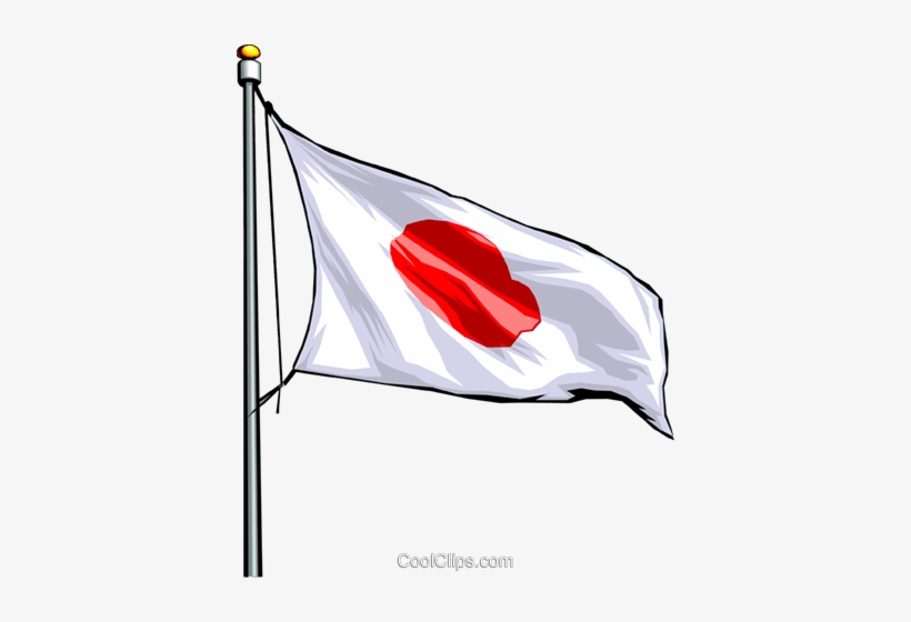 Japanese Flag Royalty Free Vector Clip Art Illustration Japan Flag 394x480 Png Download Pngkit