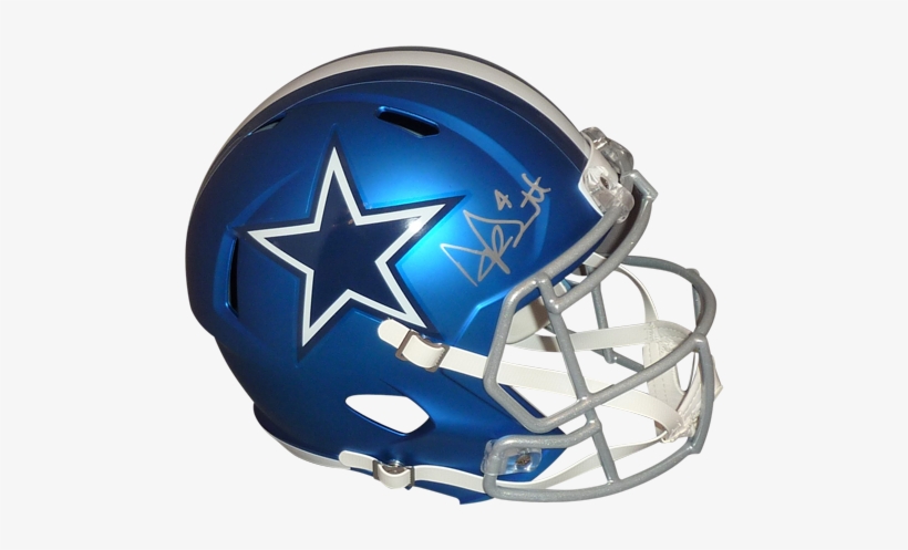 Dak Prescott Autographed Dallas Cowboys Deluxe Full-size - Football Helmet, transparent png