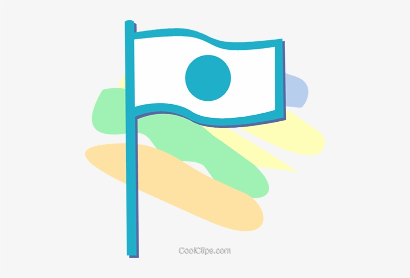 Japanese Flag Royalty Free Vector Clip Art Illustration - Graphic Design, transparent png