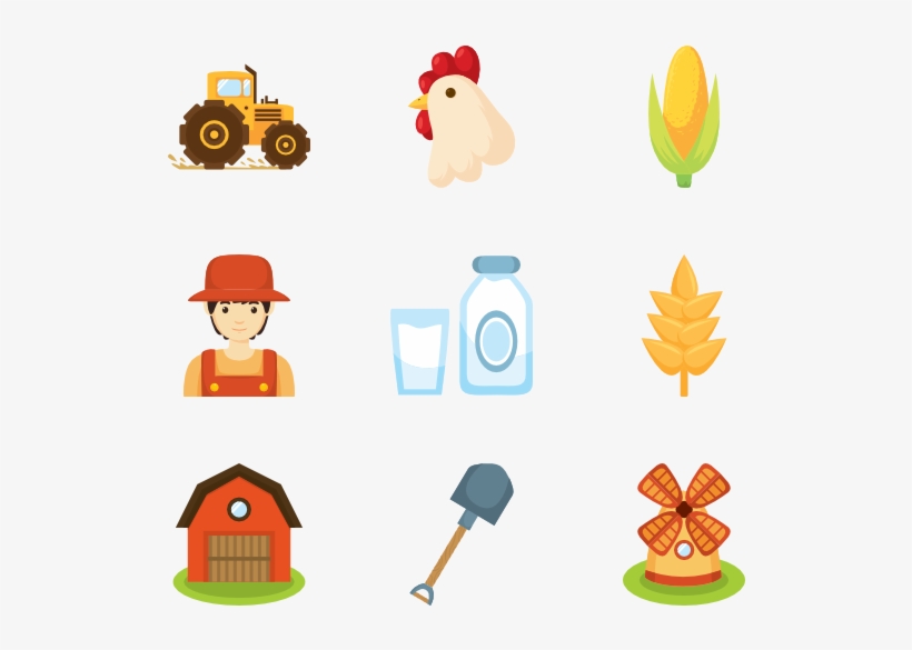 Farm Element Collection - Icon, transparent png